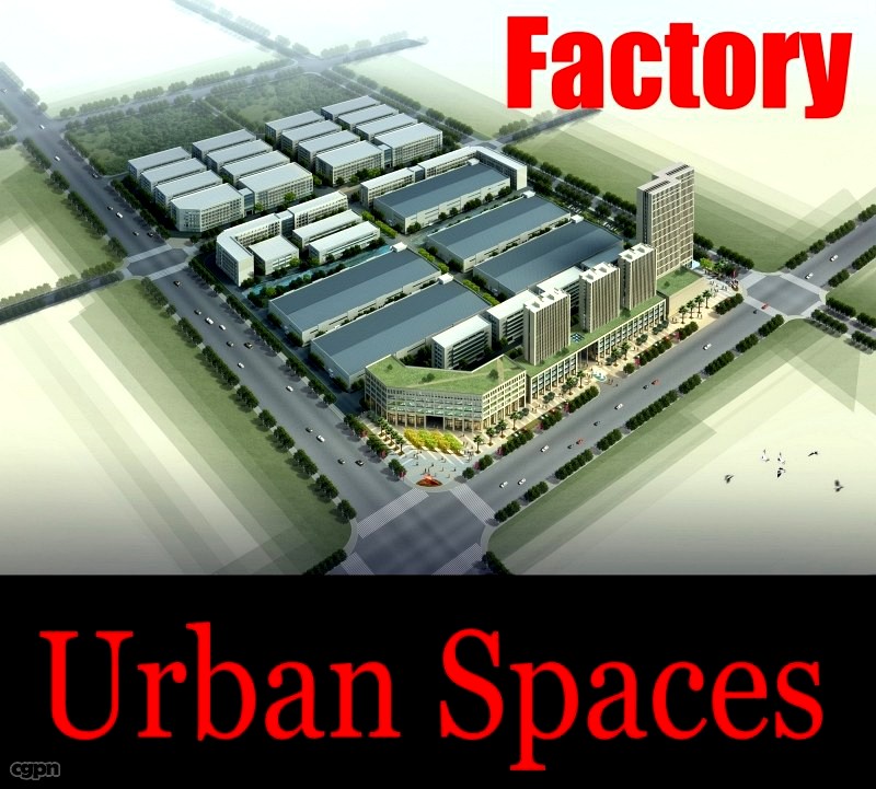 Urban Design 067 - A factory3d model