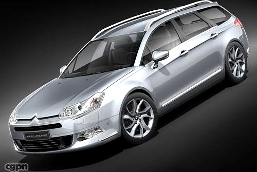 Citroen C5 estate 20093d model