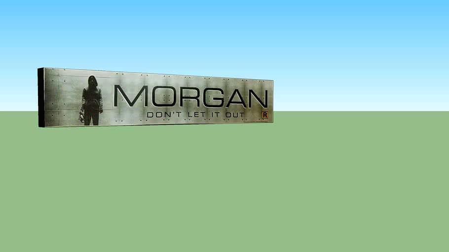 Morgan 2016 - Original Movie 5x25 Mylar Poster with Lightbox