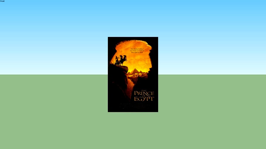 The Prince of Egypt - Final One Sheet Movie Poster 27X40 Single Sided (unframed)