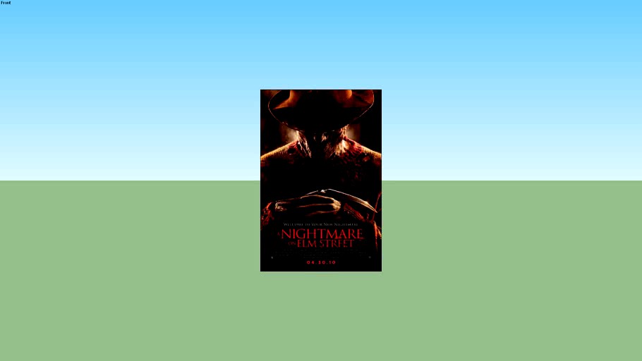 A Nightmare on Elm Street 2010 - Final One Sheet Movie Poster 27X40 Double Sided (unframed)