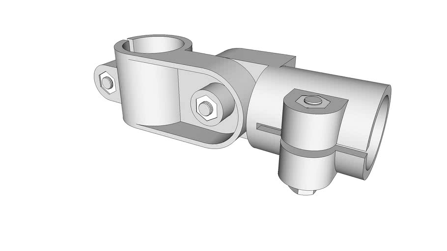 clamp, pipe, adjustable angle, 1.25 dia. pipe, McMaster-Carr 9578T42