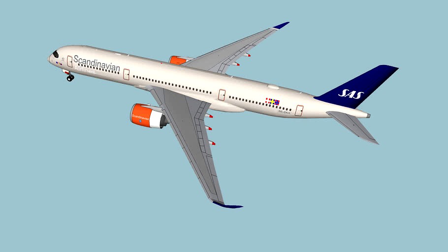 SAS Scandinavian Airlines - Airbus A350-900XWB - SE-SKA - 2019