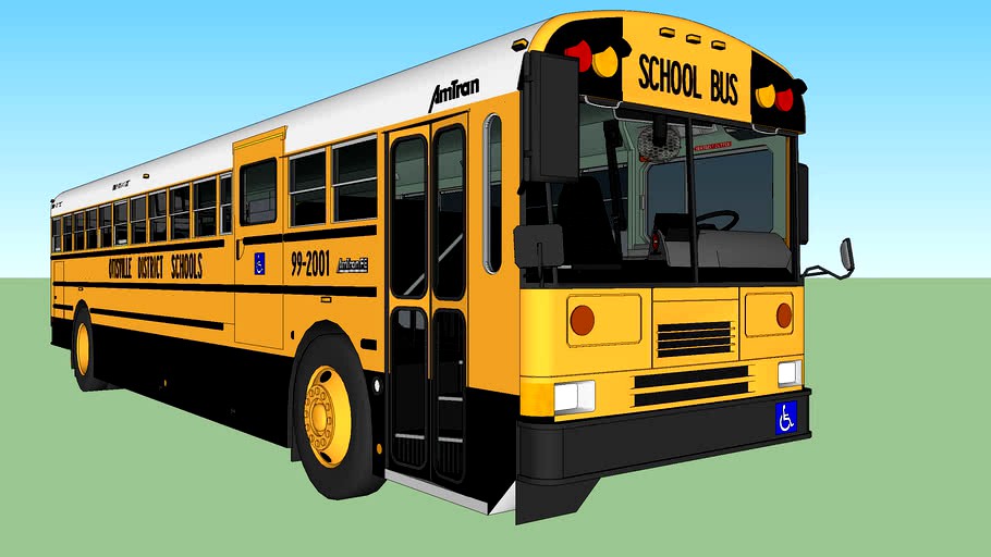 2000 International AmTran FE school bus (Special Needs)