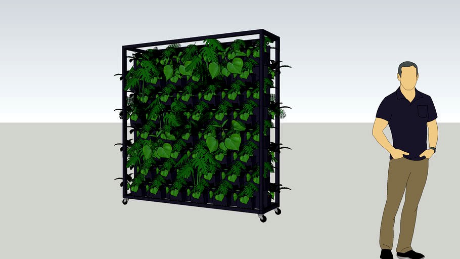 Living wall 3d model