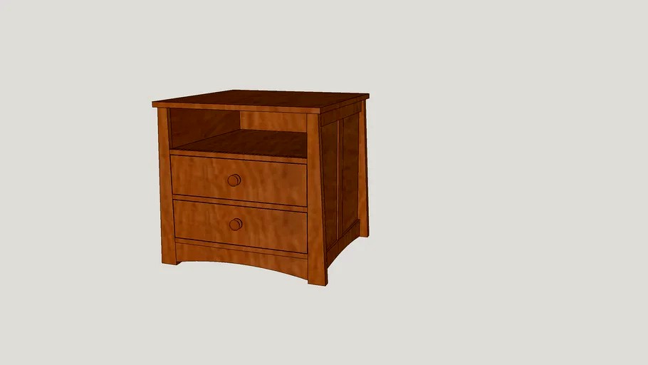 Craftsman style Bedside Table