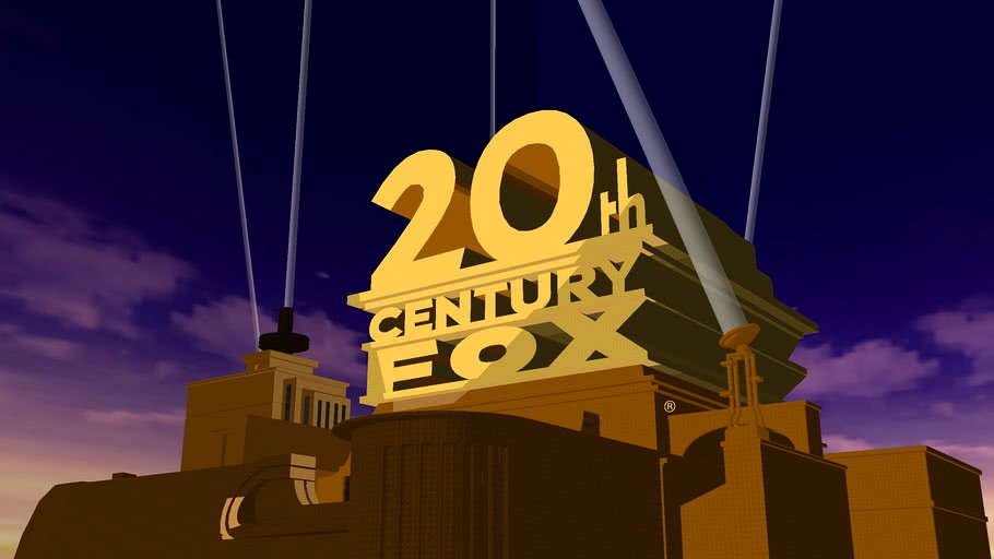 20th Century Fox Movie Logo Replica 3D model animated