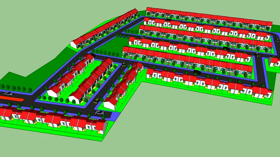 Site Plan Perumahan kecil