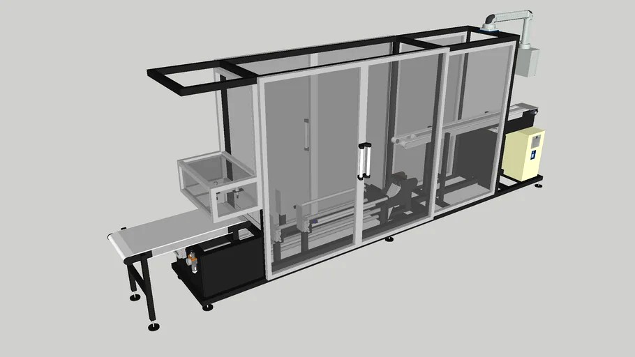 Sztaplarka wieczek, Lid Stacking Machine APET