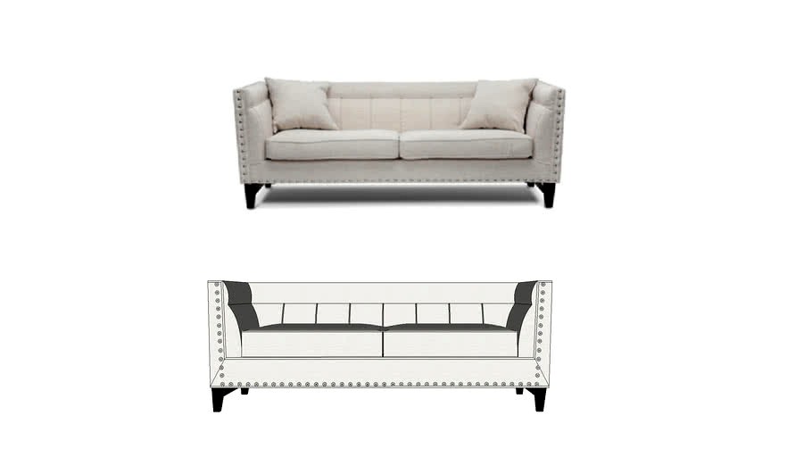 baxton stapleton sofa