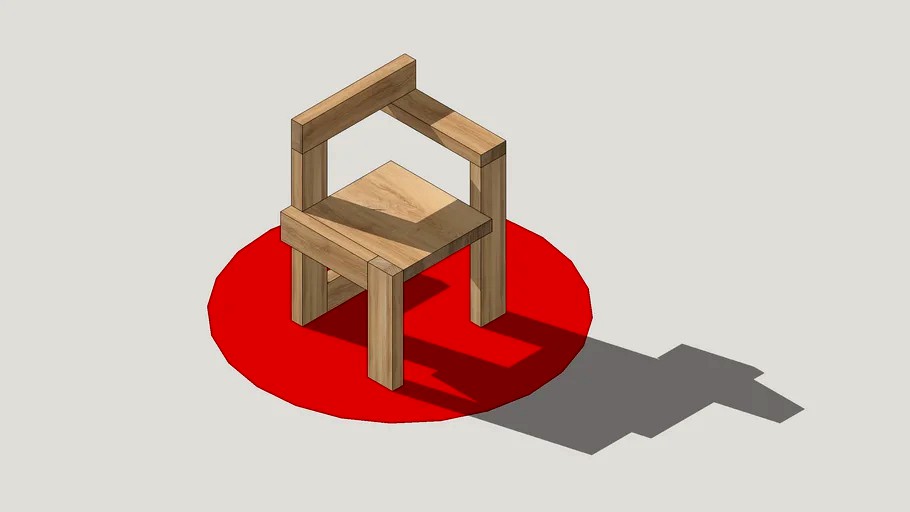 Steltman chair (design by Gerrit Rietveld)