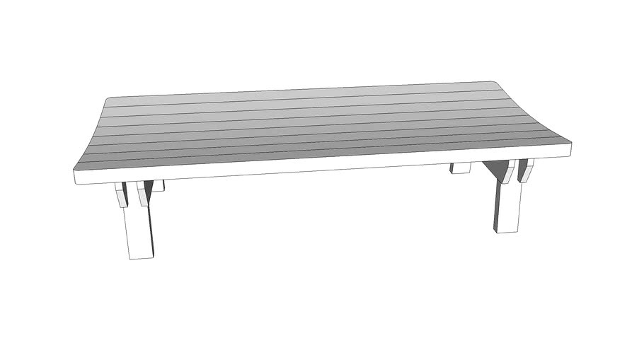 Wooden Napping Bench