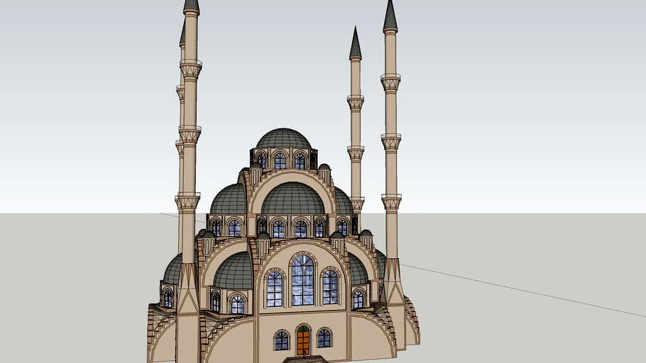 Giant Domed Ottoman Mosque