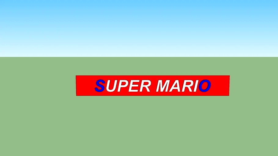 Mario Kart 'SUPER MARIO' Billboard