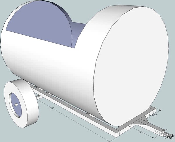 Barrel Train Car