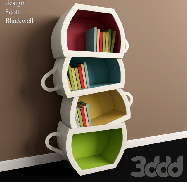 Книжная полка – чайная чашка