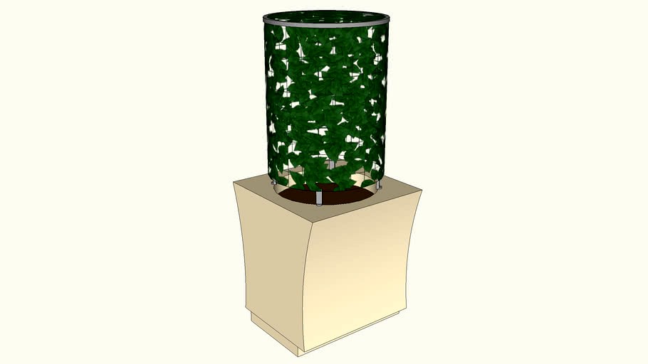 greenscreen Hedge-A-Matic Square Planter