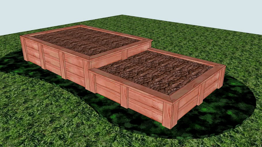 Decorative Raised Garden Bed