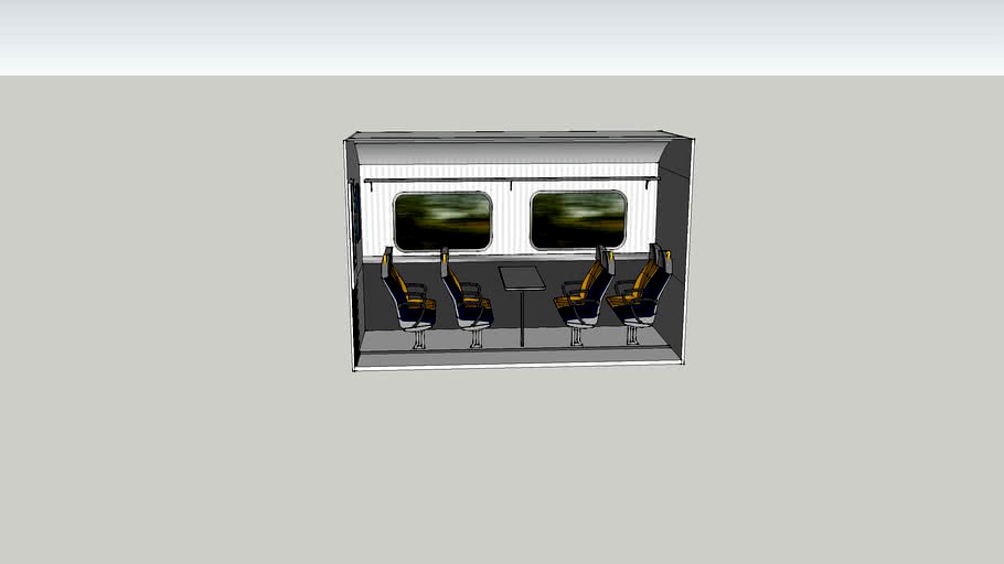 Train carriage Interior