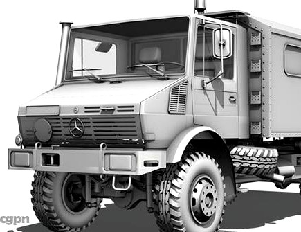 Mercedes Benz Unimog - Belgian Ambulance3d model