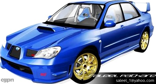 Subaru Impreza WRX STi3d model