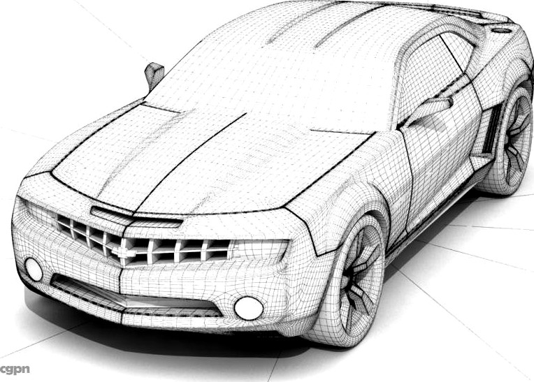 Chevrolet Camaro std mat3d model