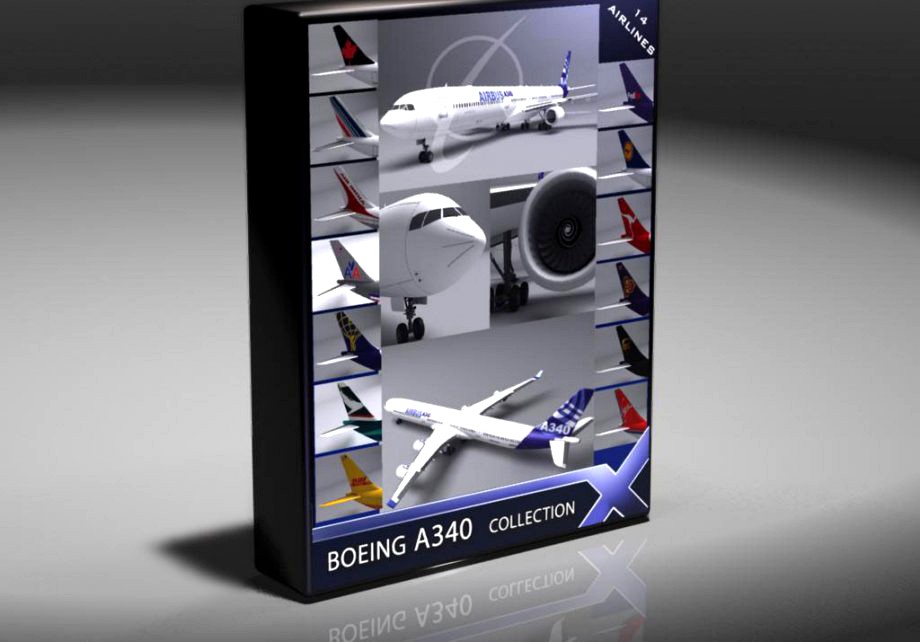 Airbus A340-600 Collection3d model