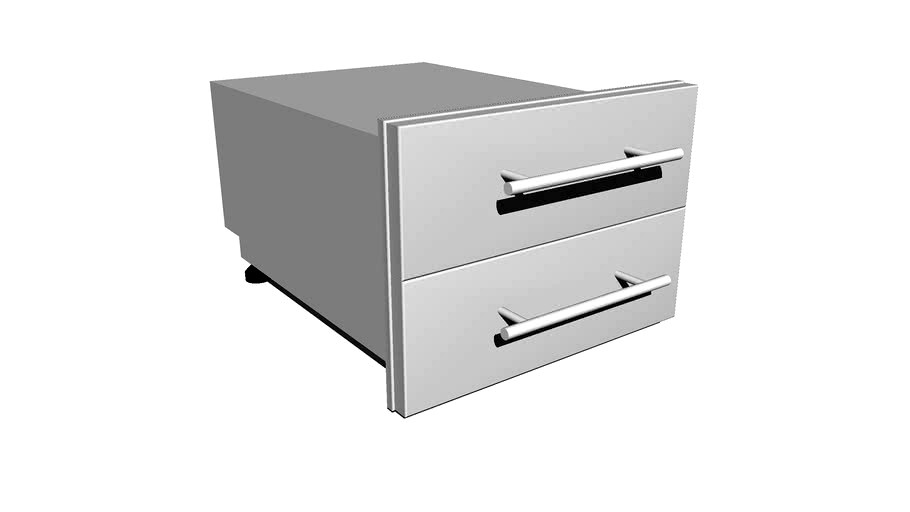13'Height Multi-Configurable Double Drawer w/Self-Leveling ~ Item No. DE-DD13