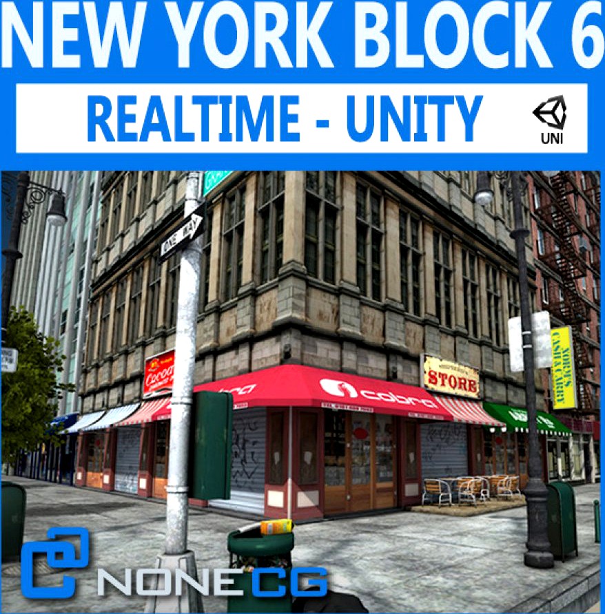 NYC Block #6 Unity3d model