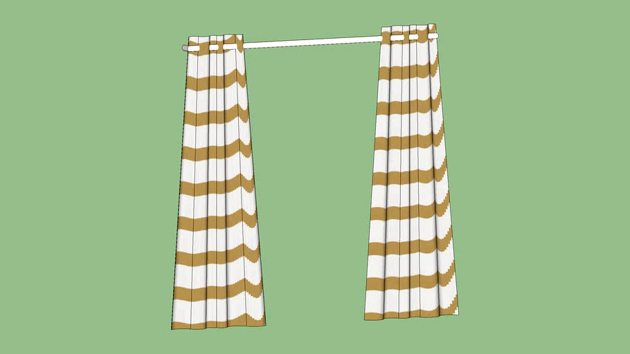 Crate & Barrel Alston Ivory/Gold Curtains 84'