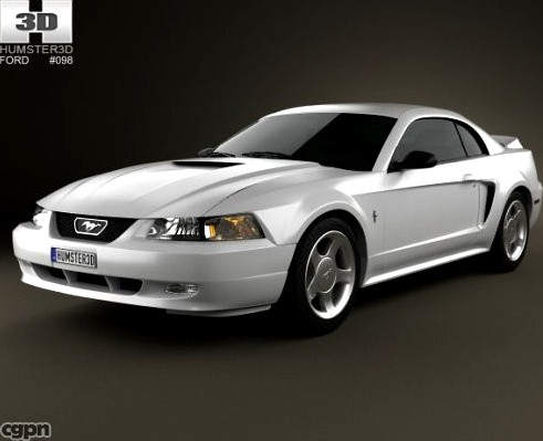 Ford Mustang GT coupe 19983d model
