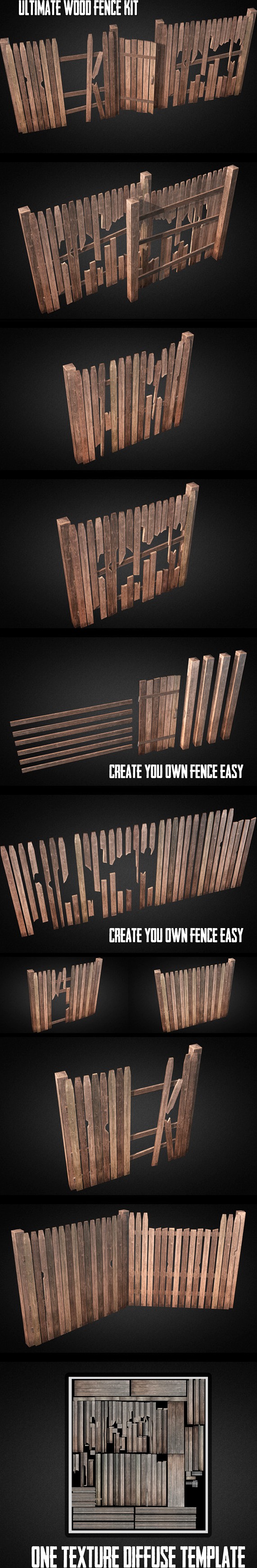 Wood Fence Kit