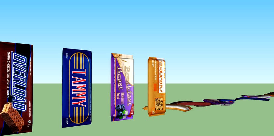 Chocolate bar set