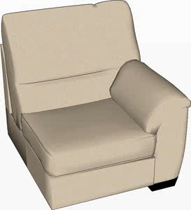 Natuzzi Klaus Armchair 2086 002