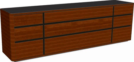 Natuzzi Cartesio Chest Of Drawers 220X50 H69 - B003