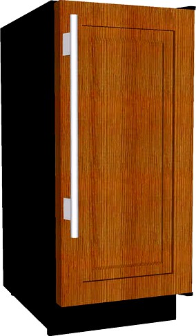 True Undercounter Refrigerator 15' Solid Overlay Panel, Right hinge