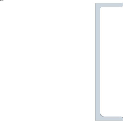 MC18x58 Structural Steel Member 3d model