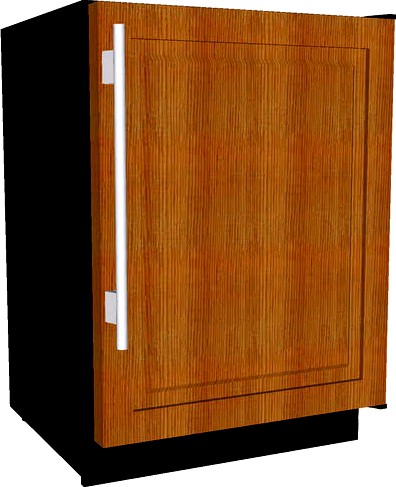 True Wine Cabinet 24' Solid Overlay Panel, Right hinge