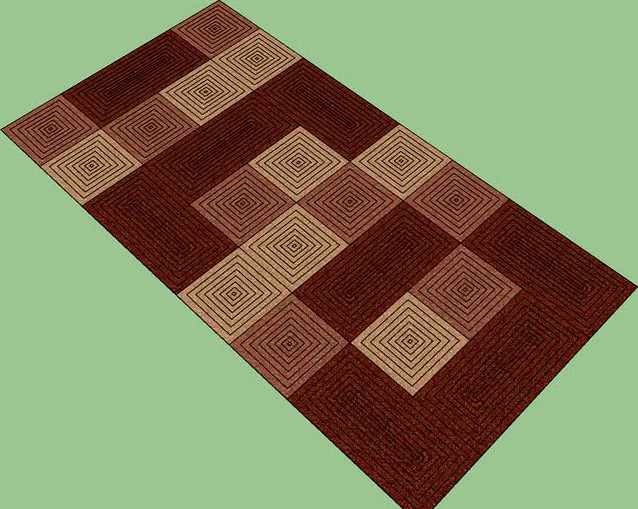 abstract design rug