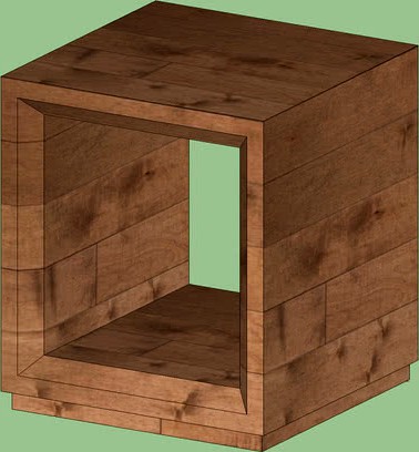 Crate & Barrel Sanders Cube