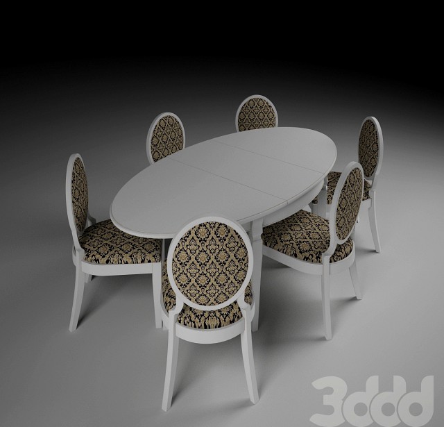 Стол и стулья Tonin Casa