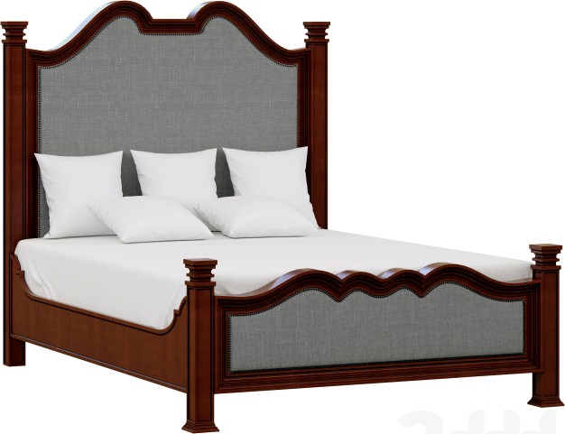 Stanley Furniture European Farmhouse-Hampton Hill Upholstered Bed