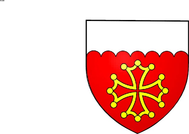 Lot De 2 Aimants écusson Du Gard - Forme Blason 4x5cm - Déco Magnétique