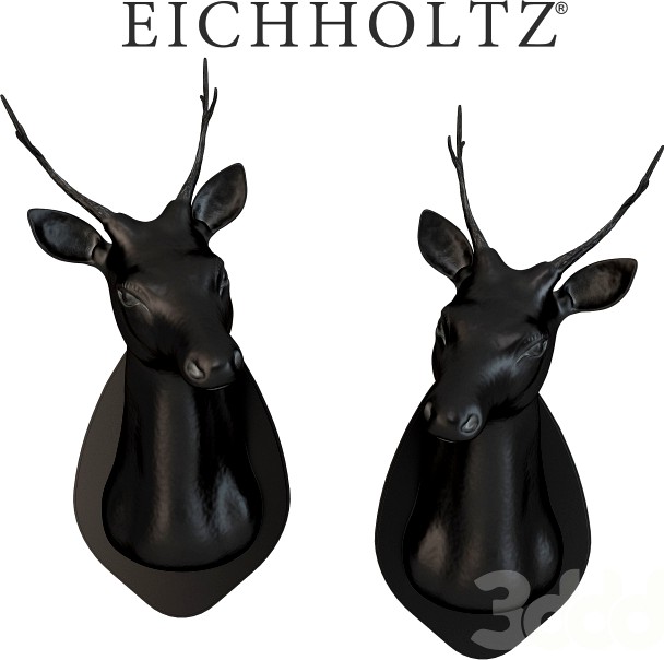 Eichholtz stag head set of 2