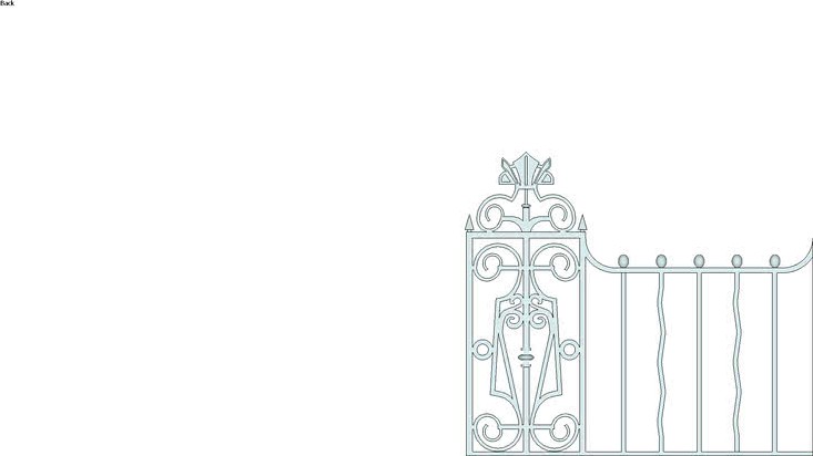 Edwardian decorative railing