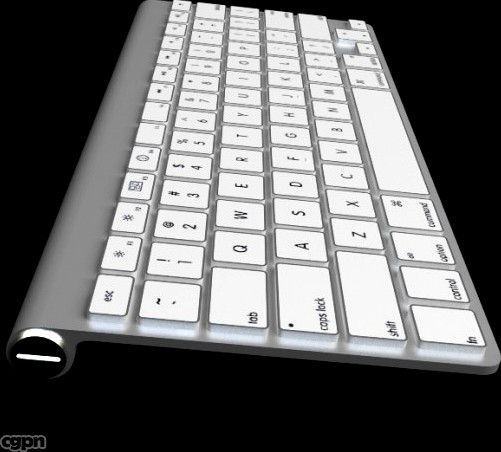 Apple Wireless Keyboard3d model