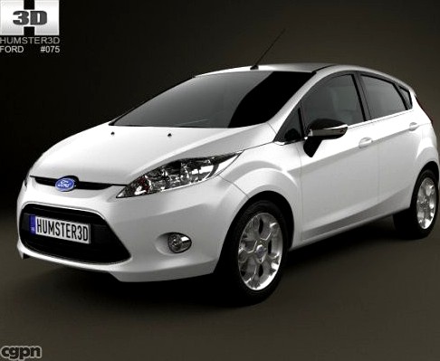 Ford Fiesta hatchback 5-door (EU) 20123d model