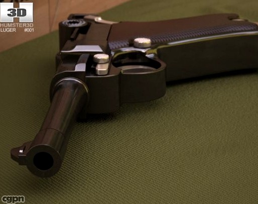 Luger P08 (Parabellum)3d model