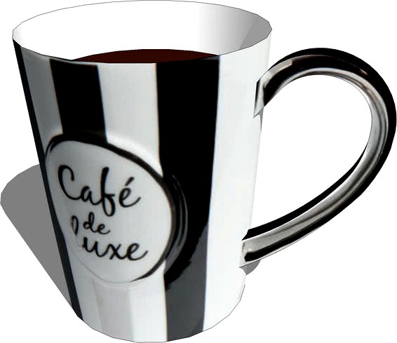 6 mugs Café de Luxe, Maisons du monde. Rèf.127888 Prix: 29,40