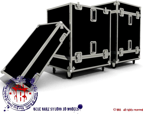 Flight cases3d model
